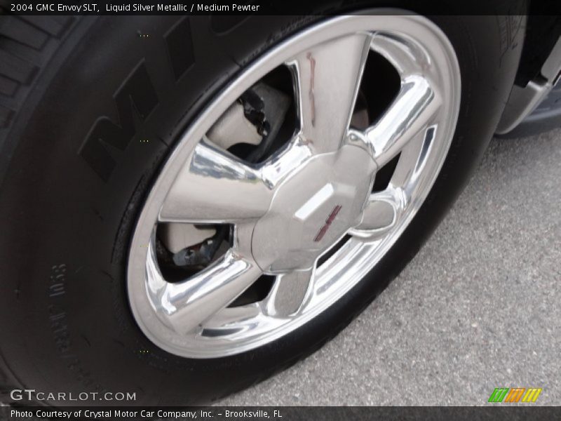 Liquid Silver Metallic / Medium Pewter 2004 GMC Envoy SLT