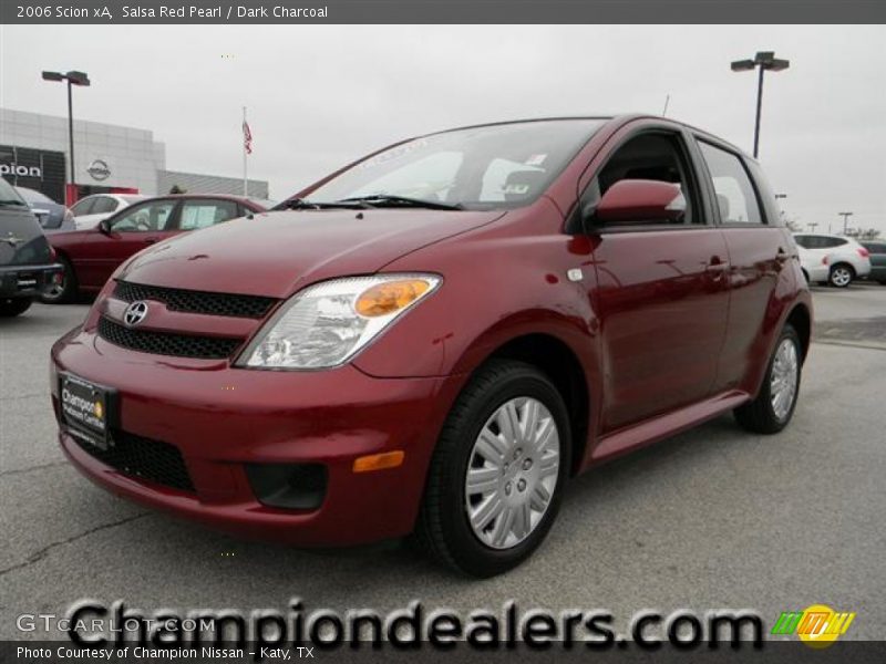 Salsa Red Pearl / Dark Charcoal 2006 Scion xA