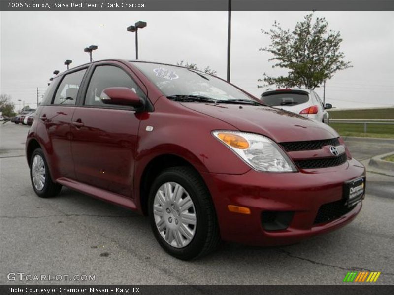Salsa Red Pearl / Dark Charcoal 2006 Scion xA