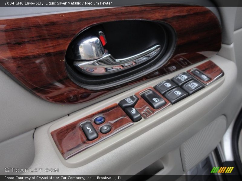 Liquid Silver Metallic / Medium Pewter 2004 GMC Envoy SLT