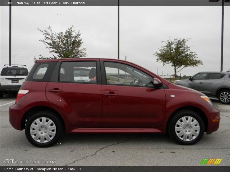 Salsa Red Pearl / Dark Charcoal 2006 Scion xA