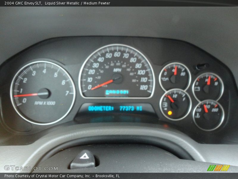 Liquid Silver Metallic / Medium Pewter 2004 GMC Envoy SLT