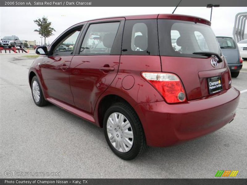 Salsa Red Pearl / Dark Charcoal 2006 Scion xA