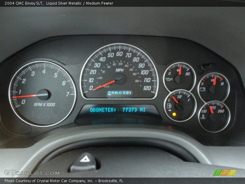 Liquid Silver Metallic / Medium Pewter 2004 GMC Envoy SLT