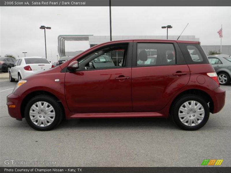 Salsa Red Pearl / Dark Charcoal 2006 Scion xA