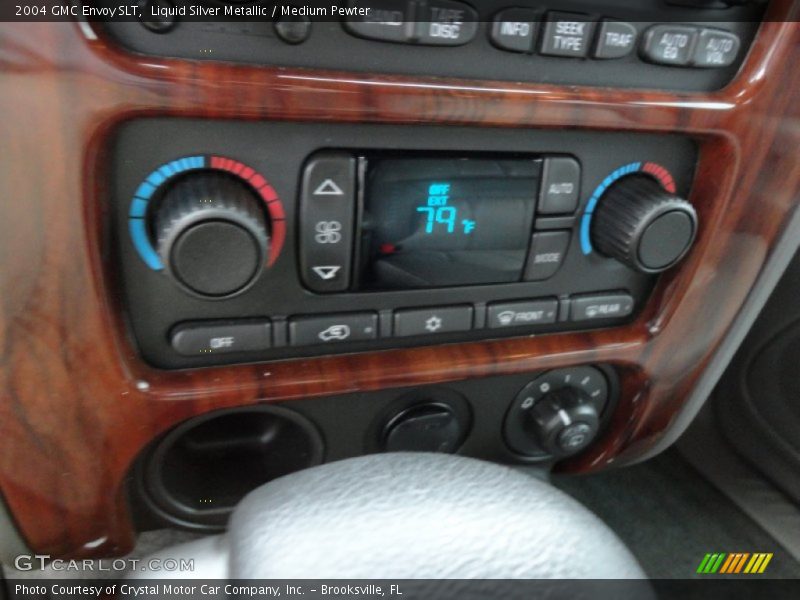 Liquid Silver Metallic / Medium Pewter 2004 GMC Envoy SLT