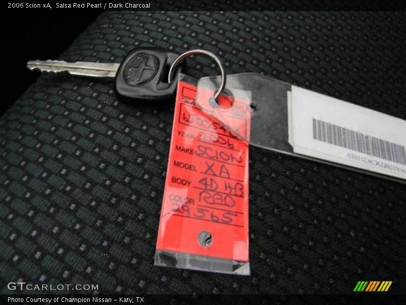 Salsa Red Pearl / Dark Charcoal 2006 Scion xA