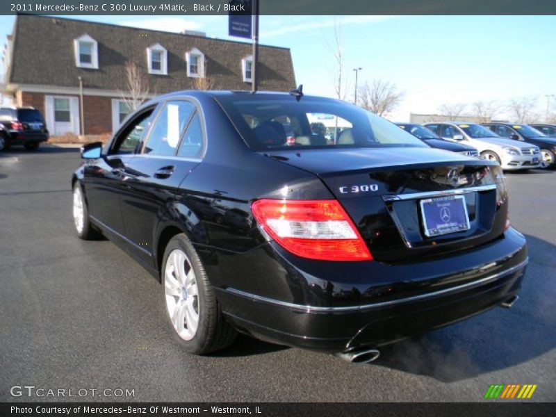 Black / Black 2011 Mercedes-Benz C 300 Luxury 4Matic