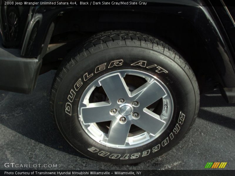 Black / Dark Slate Gray/Med Slate Gray 2008 Jeep Wrangler Unlimited Sahara 4x4