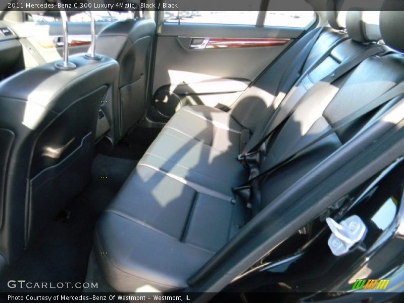 Black / Black 2011 Mercedes-Benz C 300 Luxury 4Matic