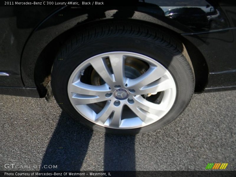 Black / Black 2011 Mercedes-Benz C 300 Luxury 4Matic