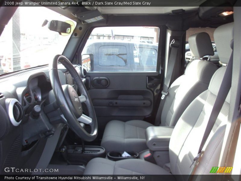 Black / Dark Slate Gray/Med Slate Gray 2008 Jeep Wrangler Unlimited Sahara 4x4