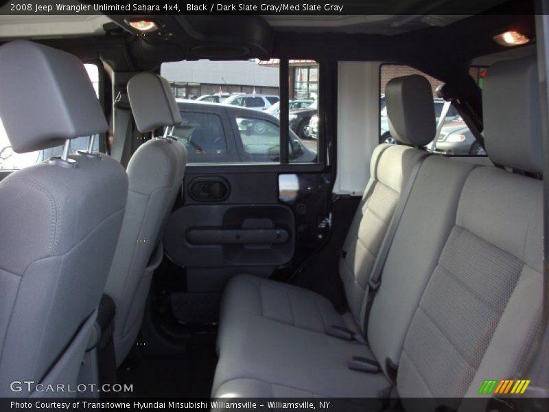 Black / Dark Slate Gray/Med Slate Gray 2008 Jeep Wrangler Unlimited Sahara 4x4