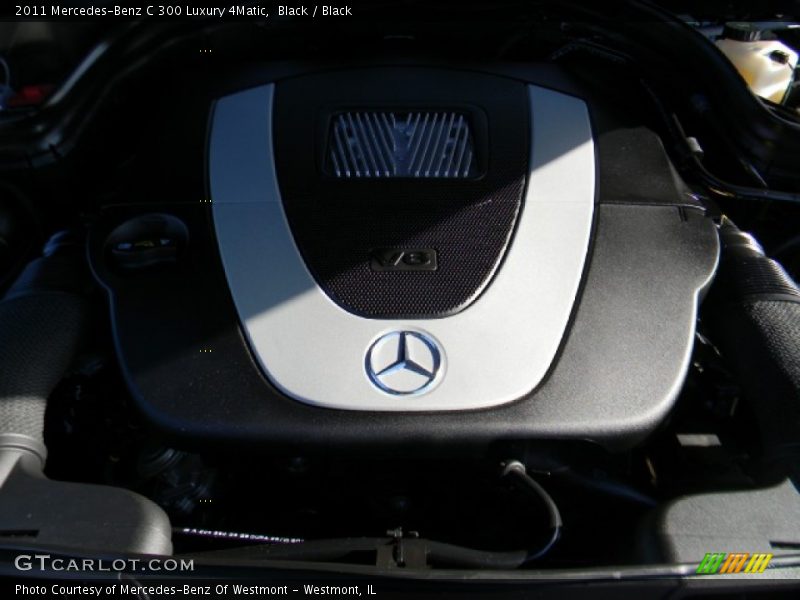 Black / Black 2011 Mercedes-Benz C 300 Luxury 4Matic