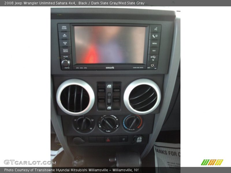 Black / Dark Slate Gray/Med Slate Gray 2008 Jeep Wrangler Unlimited Sahara 4x4