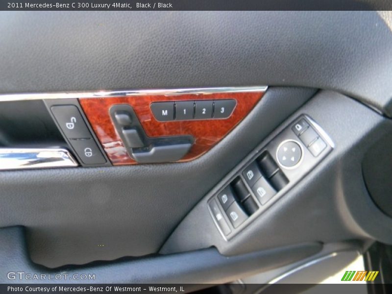 Black / Black 2011 Mercedes-Benz C 300 Luxury 4Matic