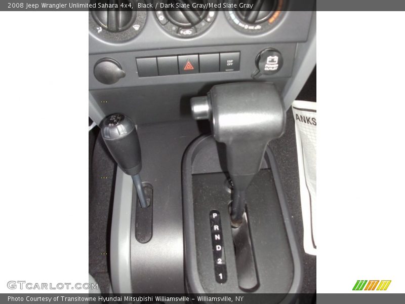 Black / Dark Slate Gray/Med Slate Gray 2008 Jeep Wrangler Unlimited Sahara 4x4