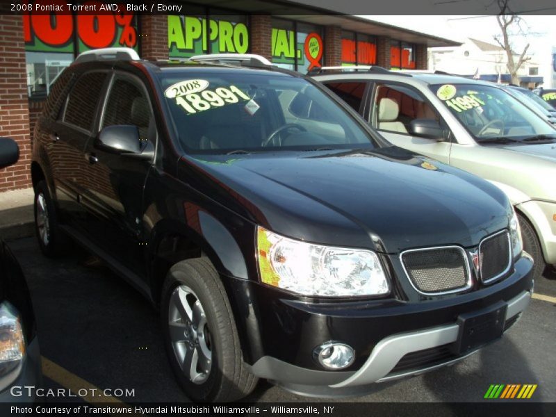 Black / Ebony 2008 Pontiac Torrent AWD