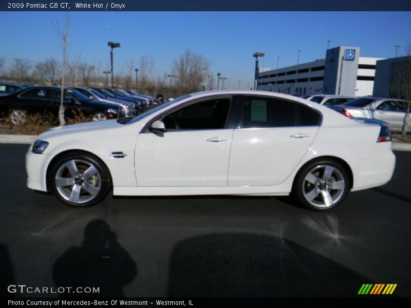 White Hot / Onyx 2009 Pontiac G8 GT