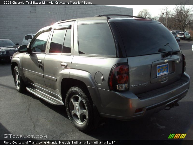 Graystone Metallic / Ebony 2008 Chevrolet TrailBlazer LT 4x4
