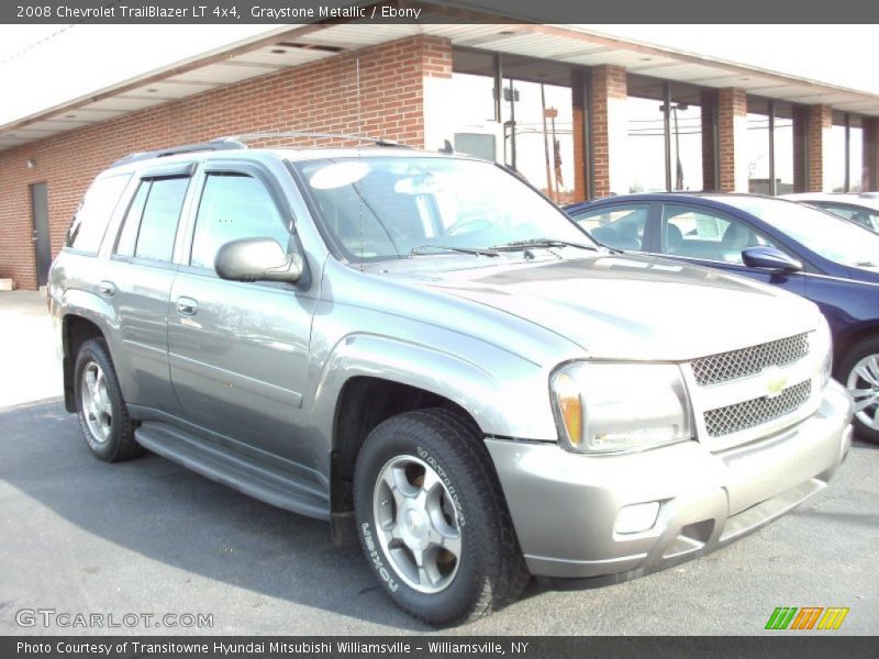 Graystone Metallic / Ebony 2008 Chevrolet TrailBlazer LT 4x4