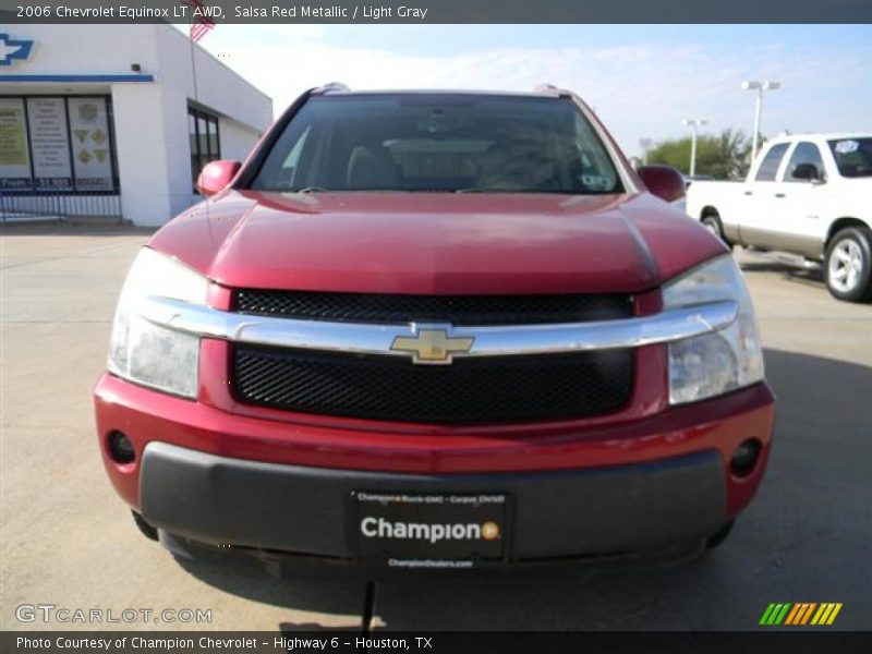 Salsa Red Metallic / Light Gray 2006 Chevrolet Equinox LT AWD