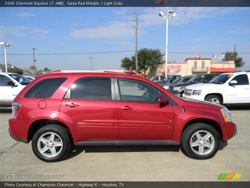 Salsa Red Metallic / Light Gray 2006 Chevrolet Equinox LT AWD