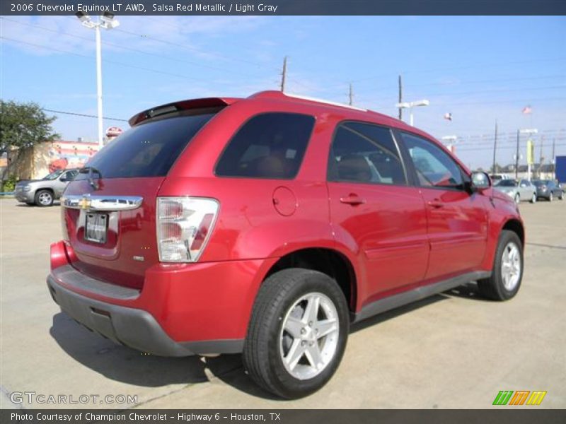Salsa Red Metallic / Light Gray 2006 Chevrolet Equinox LT AWD