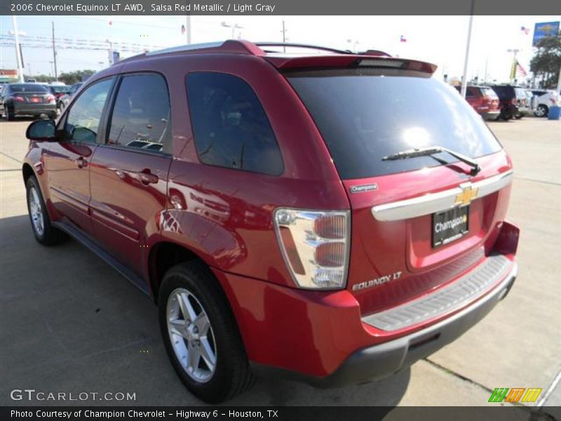 Salsa Red Metallic / Light Gray 2006 Chevrolet Equinox LT AWD