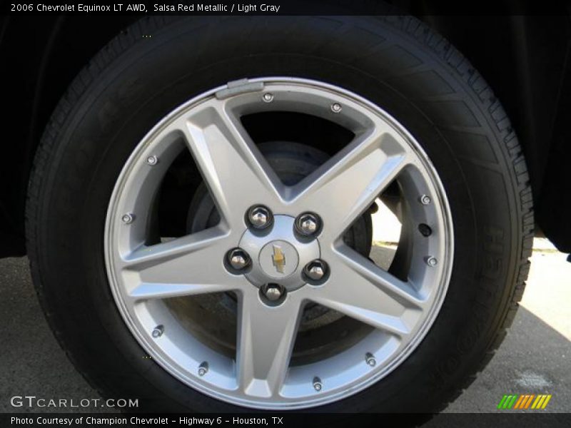 Salsa Red Metallic / Light Gray 2006 Chevrolet Equinox LT AWD