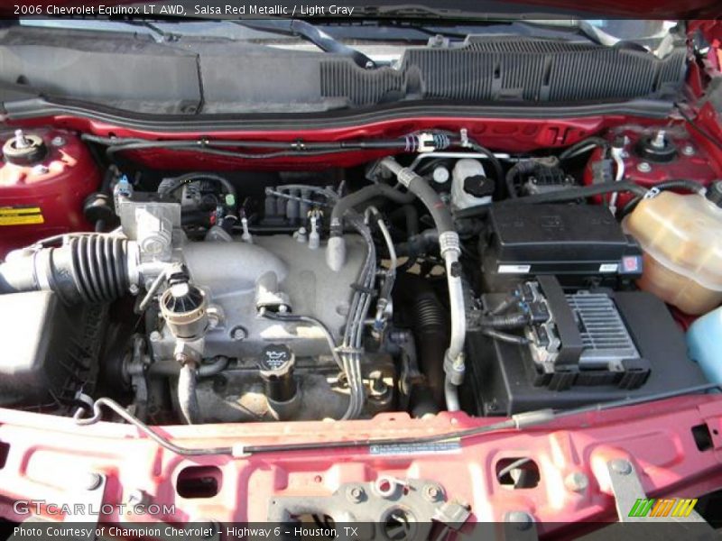 Salsa Red Metallic / Light Gray 2006 Chevrolet Equinox LT AWD