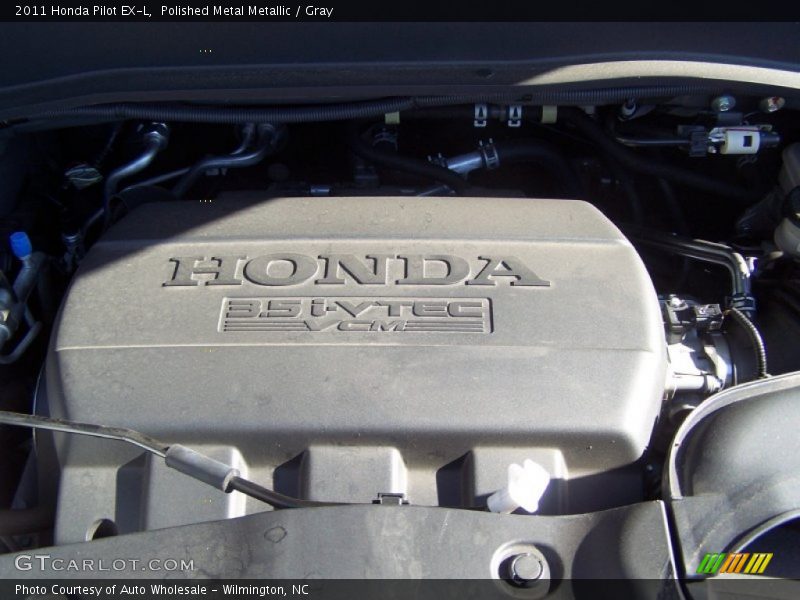 Polished Metal Metallic / Gray 2011 Honda Pilot EX-L
