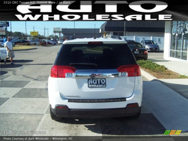Summit White / Jet Black 2010 GMC Terrain SLE