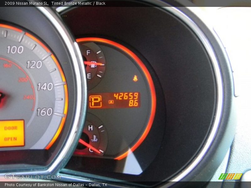 Tinted Bronze Metallic / Black 2009 Nissan Murano SL