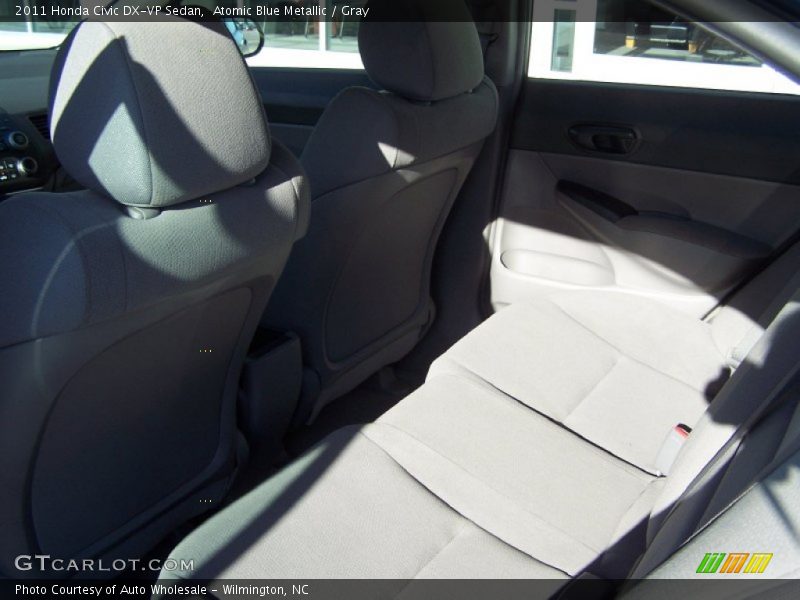 Atomic Blue Metallic / Gray 2011 Honda Civic DX-VP Sedan