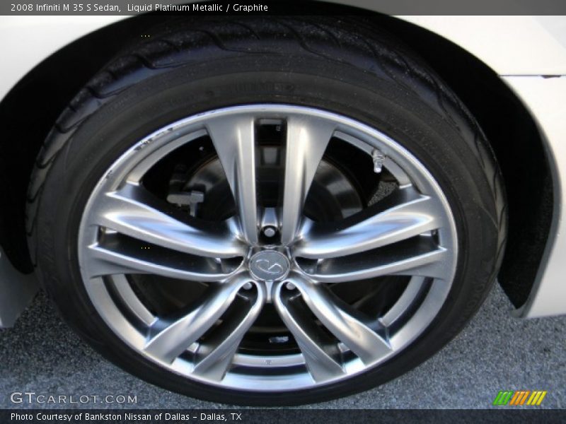 Liquid Platinum Metallic / Graphite 2008 Infiniti M 35 S Sedan
