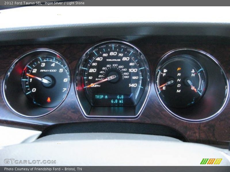 Ingot Silver / Light Stone 2012 Ford Taurus SEL
