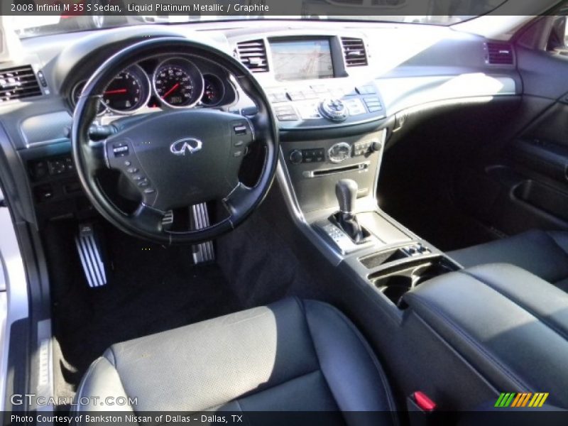 Liquid Platinum Metallic / Graphite 2008 Infiniti M 35 S Sedan