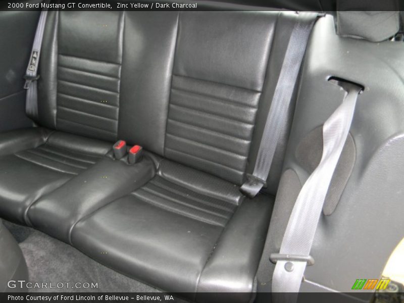 Zinc Yellow / Dark Charcoal 2000 Ford Mustang GT Convertible