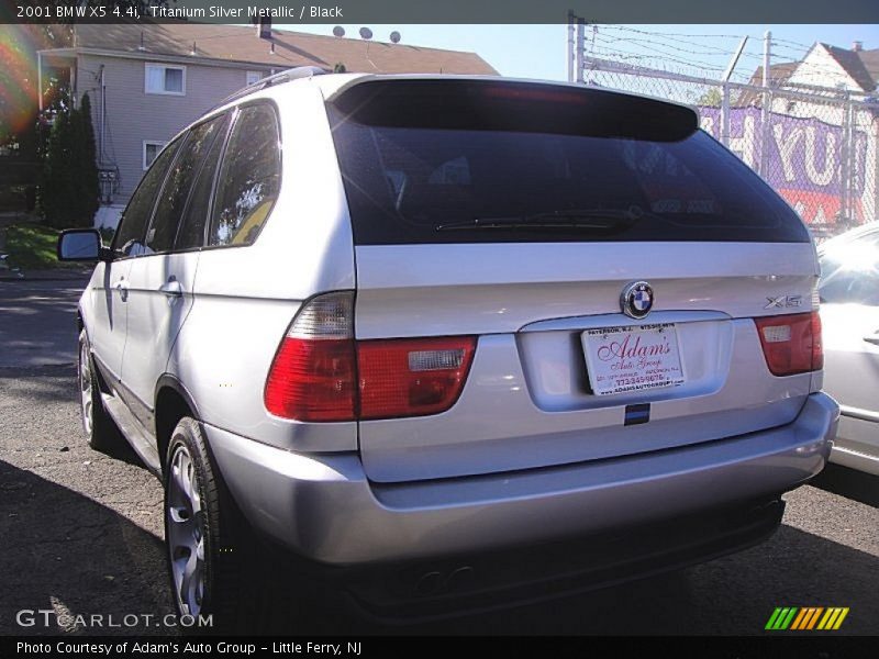 Titanium Silver Metallic / Black 2001 BMW X5 4.4i