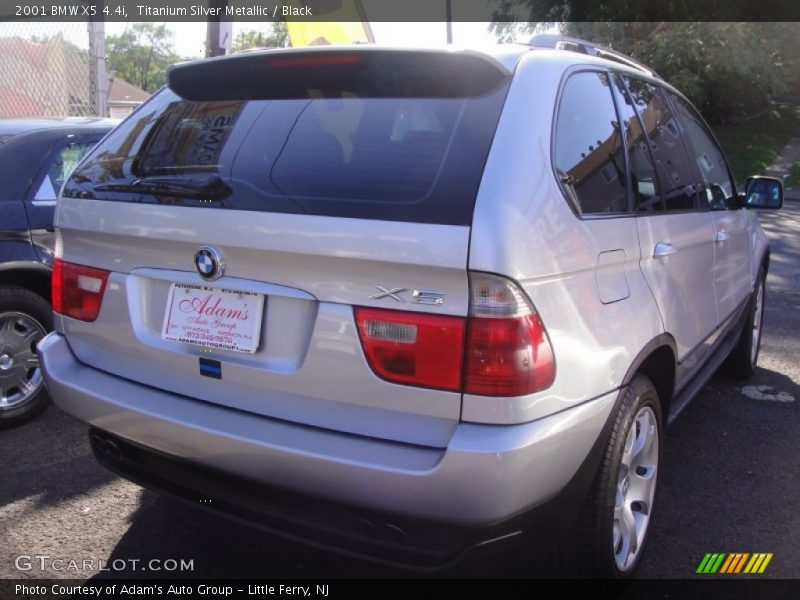 Titanium Silver Metallic / Black 2001 BMW X5 4.4i