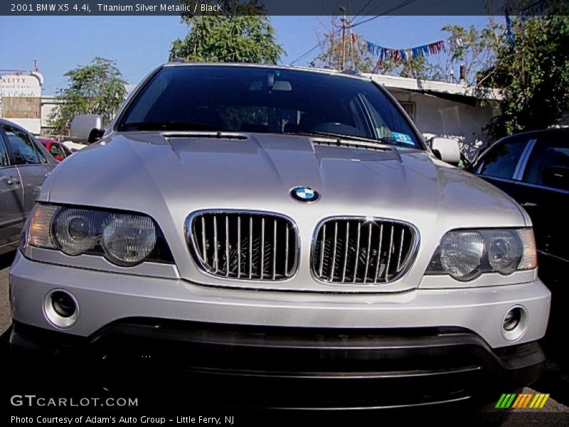 Titanium Silver Metallic / Black 2001 BMW X5 4.4i