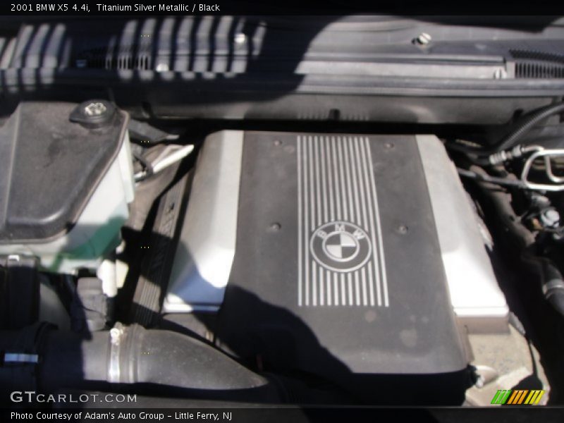 Titanium Silver Metallic / Black 2001 BMW X5 4.4i