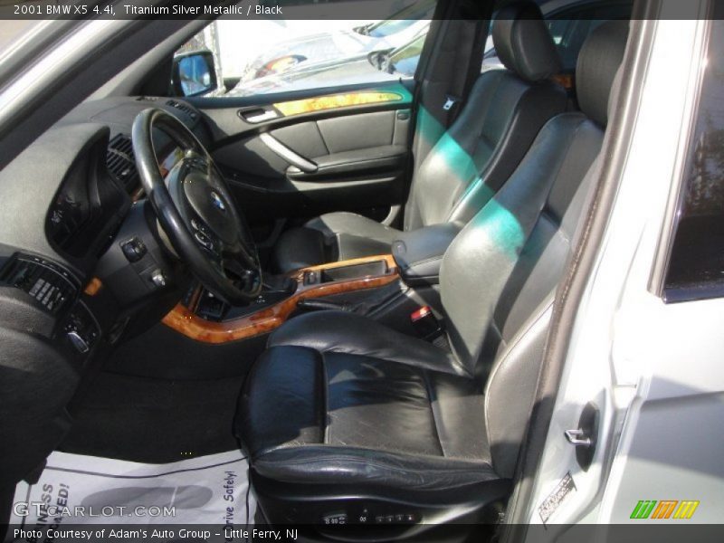 Titanium Silver Metallic / Black 2001 BMW X5 4.4i