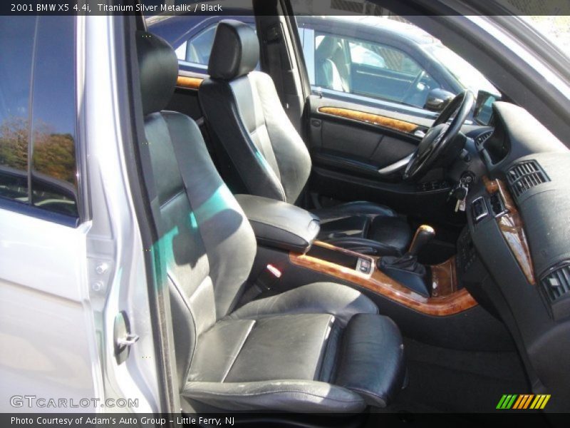 Titanium Silver Metallic / Black 2001 BMW X5 4.4i