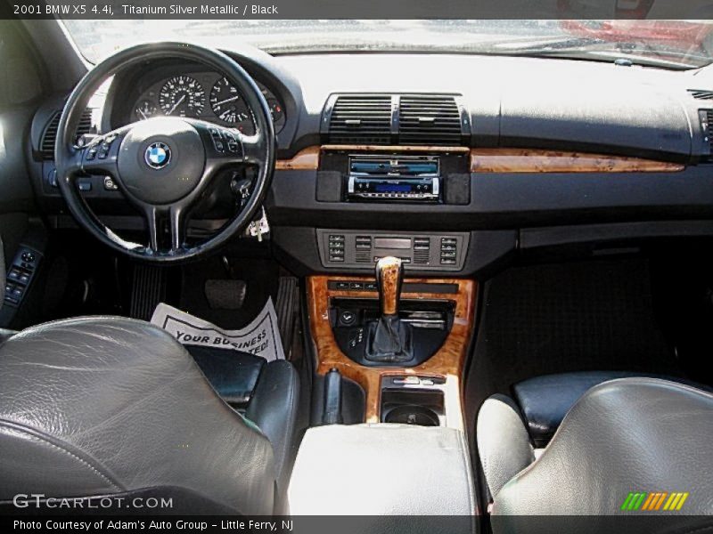 Titanium Silver Metallic / Black 2001 BMW X5 4.4i