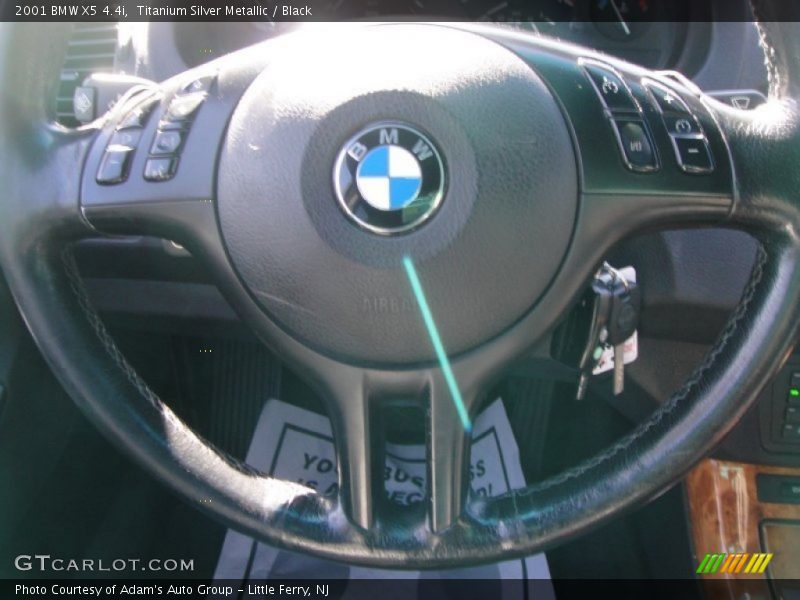 Titanium Silver Metallic / Black 2001 BMW X5 4.4i