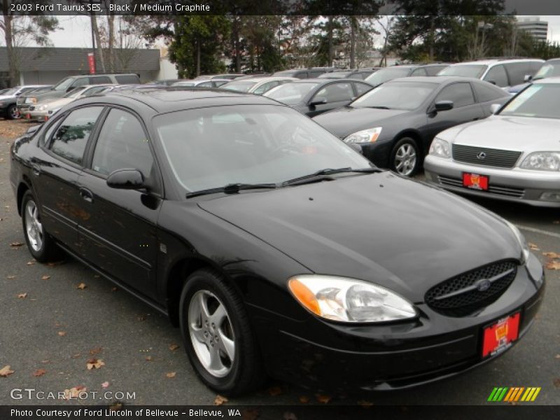 Black / Medium Graphite 2003 Ford Taurus SES