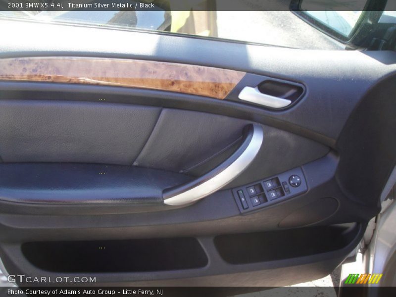 Titanium Silver Metallic / Black 2001 BMW X5 4.4i