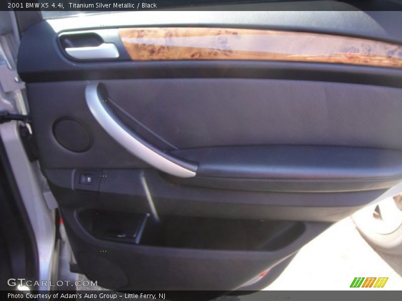 Titanium Silver Metallic / Black 2001 BMW X5 4.4i